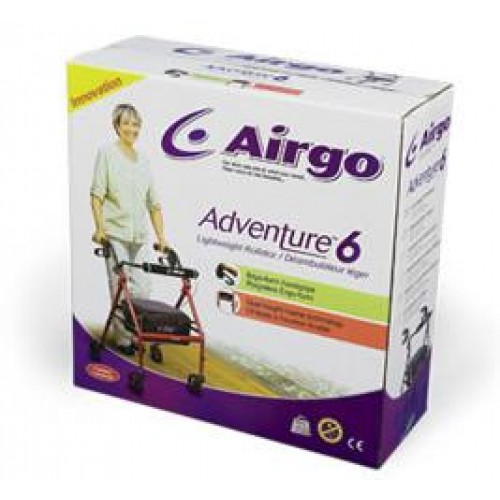 Airgo- Adventure-Six Rollator- Cranberry - Image 2