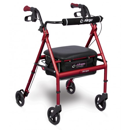 Airgo- Adventure-Six Rollator- Cranberry