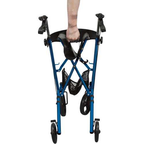 Sidekick- Side-Folding Rolling Walker with a Seat - Blueberry (ByHugo) - Image 3