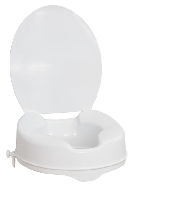 Raised Toilet Seat with Lid 10.2cm