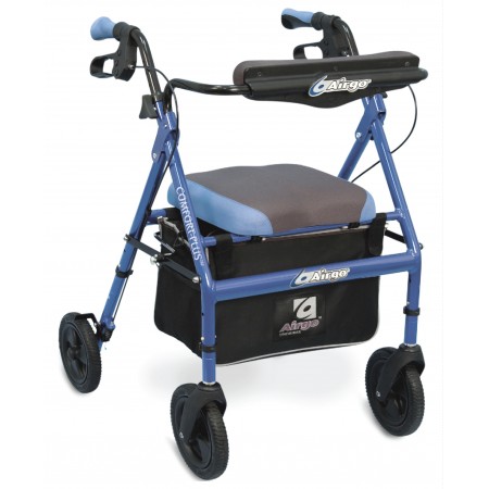 Airgo® Comfort-Plus- XWD Rollator (Bariatric) - Iridescent Blue